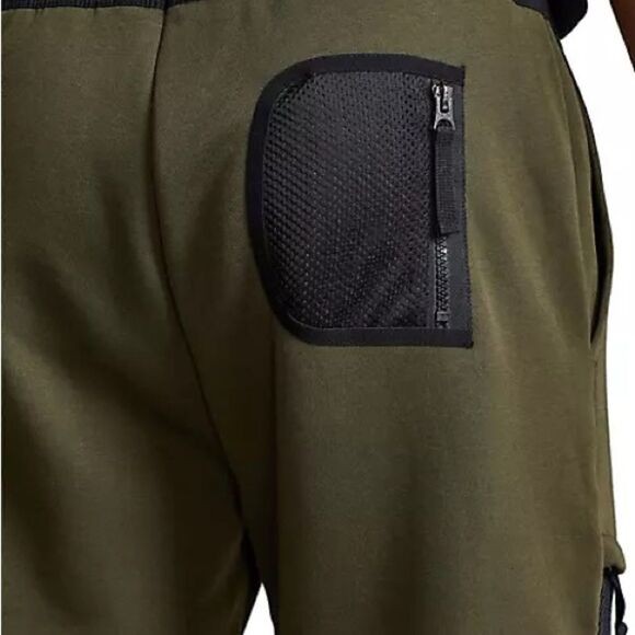 Polo Ralph Lauren Double Knit Cargo Sweatpants in Company Olive Green Mens L - Picture 6 of 15